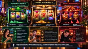 Інфографіка про волатильність слотів